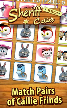 Sheriff Cat Memory Kids游戲截圖3