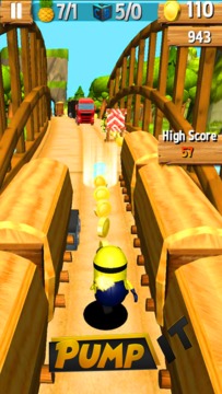 Banana Minion Legends Rush游戲截圖1