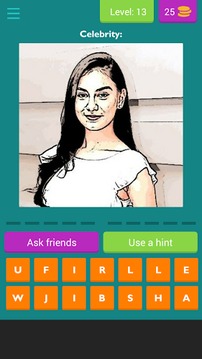 Tebak Gambar Artis Indonesia游戲截圖1