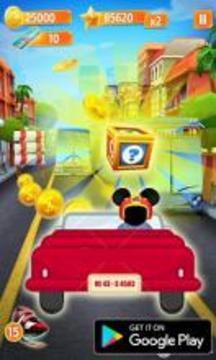 Subway Roadster of Mickey Game游戲截圖1