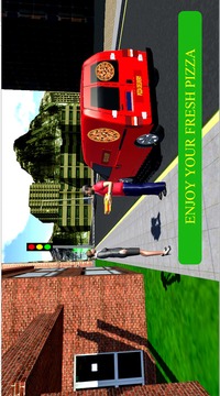 Pizza Delivery Crazy Van 2017游戲截圖1