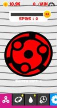 Sharingan And Rasengan Spinner游戲截圖1