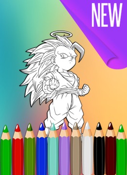 How To Color Super Saiyan game游戲截圖4
