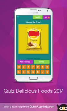 Quiz Delicious Foods 2017游戲截圖4