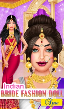 Indian Bride Fashion Doll Spa游戲截圖1