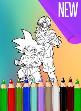 How To Color Super Saiyan game游戲截圖2