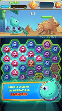 Alien Hero Battle游戲截圖1