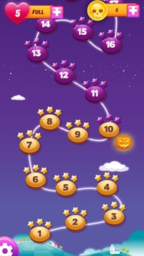 Bubble Shooter: Dark Halloween游戲截圖3