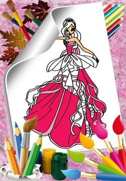 Coloring Pages Bloom Winx游戲截圖4