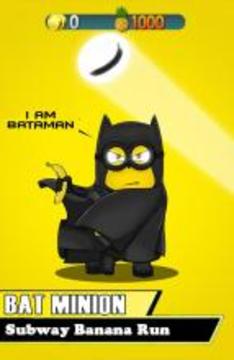 BATMINION 3D SUBWAY BANANA RUN游戲截圖1