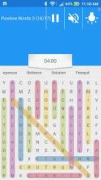 Positive Word Search Game游戲截圖1