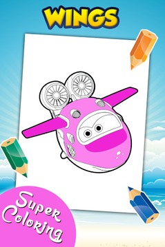 Wings Coloring Game游戲截圖3