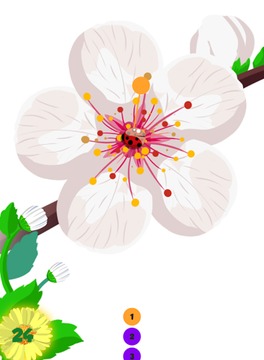 Aa Dots Color Flowers游戲截圖2