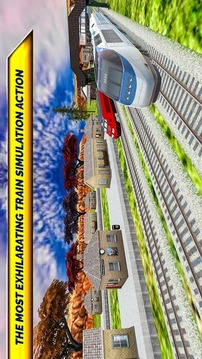 Railway Train Drive Simulator游戏截图1