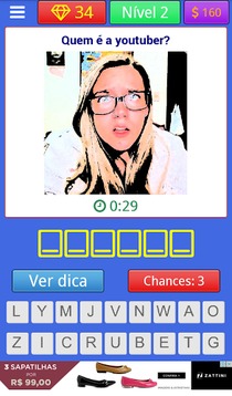 Quiz YouTubers Brasil游戲截圖2