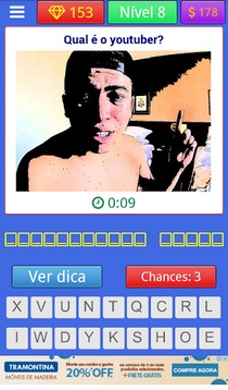 Quiz YouTubers Brasil游戲截圖4