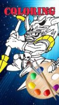 free coloring game for skylanders fans游戲截圖3