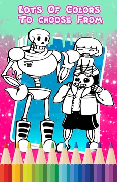 Coloring Book For Undertal ??游戲截圖3