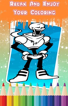 Coloring Book For Undertal ??游戲截圖2