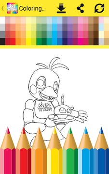 Coloring Game for Five Nights游戲截圖2