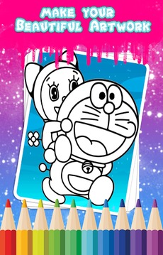 Coloring Book For Doraemon *游戲截圖3