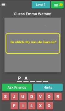 Guess Emma Watson Quiz游戲截圖1