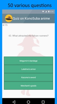 Quiz on KonoSuba anime游戲截圖2