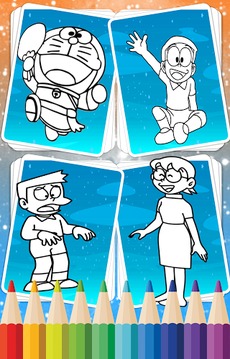 Coloring Book For Doraemon *游戲截圖5