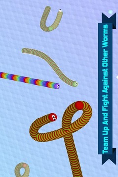 Worm Slither * Team Up Battle游戲截圖5