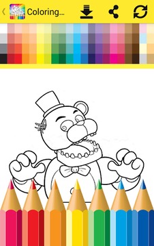 Coloring Game for Five Nights游戲截圖3