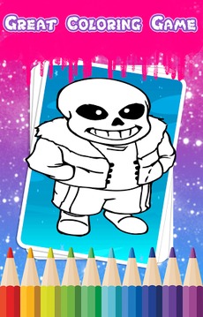 Coloring Book For Undertal ??游戲截圖1