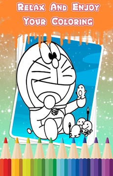 Coloring Book For Doraemon *游戲截圖2