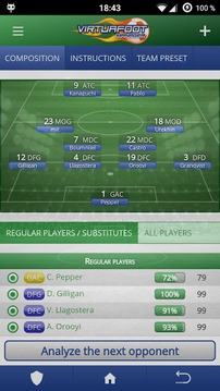 Virtuafoot Manager游戲截圖2