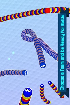 Worm Slither * Team Up Battle游戲截圖1