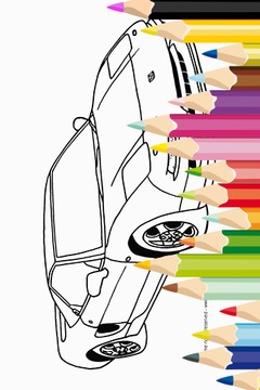 Super Car Coloring Book Game游戲截圖1