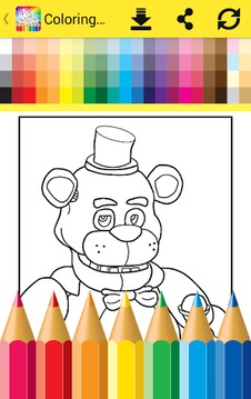 Coloring Game for Five Nights游戲截圖4