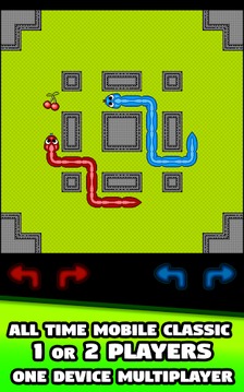 Two Snakes 1 or 2 Player Snake游戲截圖1