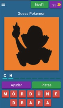 Adivina el Pocket Monsters游戲截圖1
