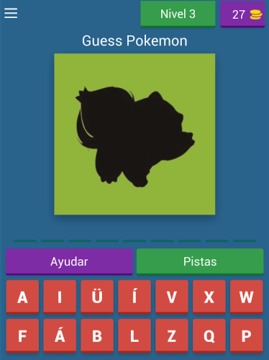 Adivina el Pocket Monsters游戲截圖3