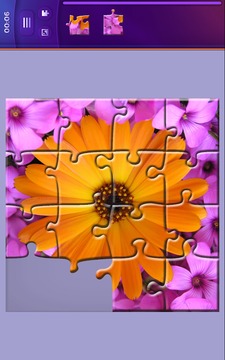 拼图：自然花卉游戏截图1