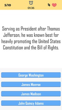 US Presidents Quiz游戲截圖4