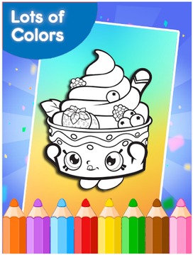How To Color Shopkins Game游戲截圖2