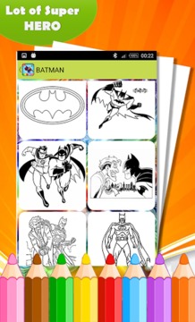 super hero coloring spider boy游戲截圖3