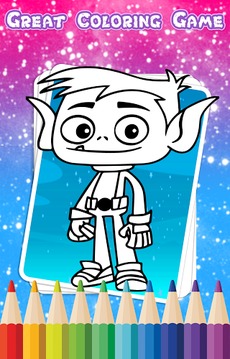 Coloring Book For Titans *游戲截圖2