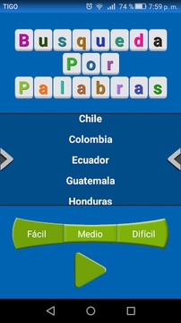 Pasatiempo Ciudades y Paìses游戲截圖1