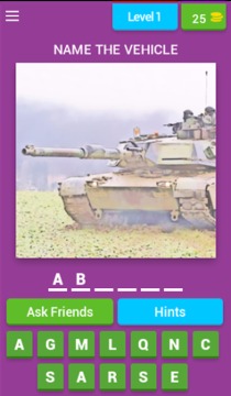 Military Vehicle Quiz游戲截圖1