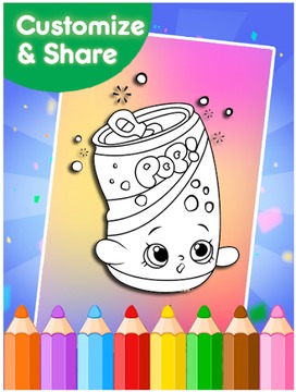 How To Color Shopkins Game游戲截圖4