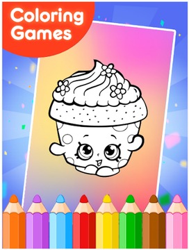 How To Color Shopkins Game游戲截圖1