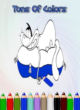 How To Color Oggy-Cockroaches游戲截圖4