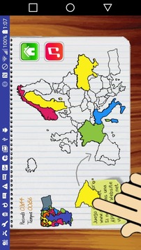 Juego del Mapa de Europa游戲截圖5